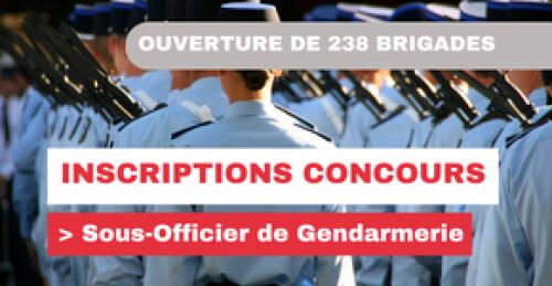Ouverture de 238 brigades de Gendarmerie d'ici  2027 :