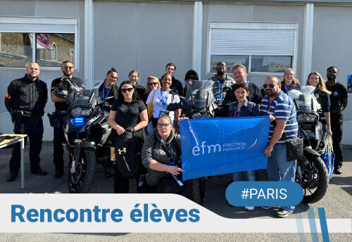 Visite de l'�cole de Police de Paris avec EFM !