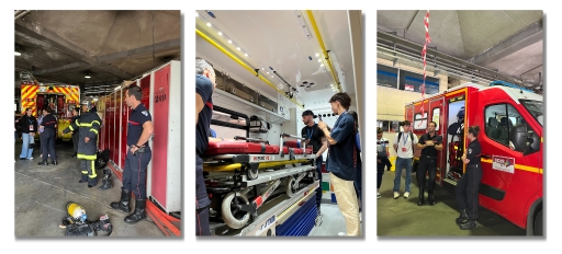 quipements et vhicules caserne de pompiers