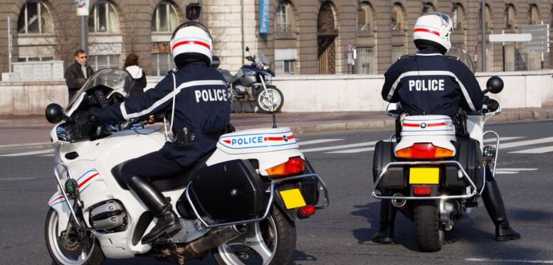 gardien de la paix motos