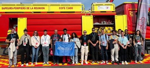 Groupe d'lves au Congrs National des Sapeurs-Pompiers de France