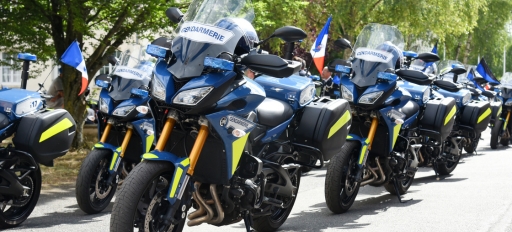 Motards de la gendarmerie nationale