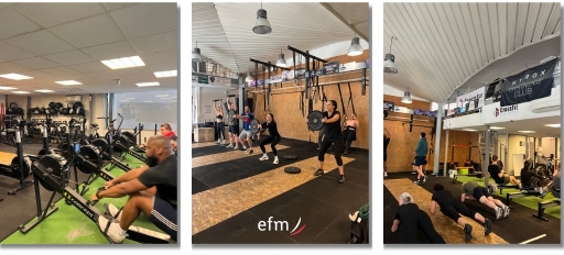 S�ance de cross-training en salle de sport � Paris