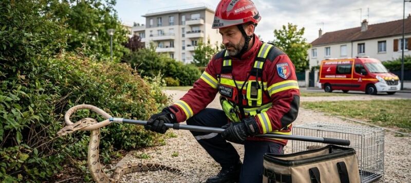 pompier risque animalier