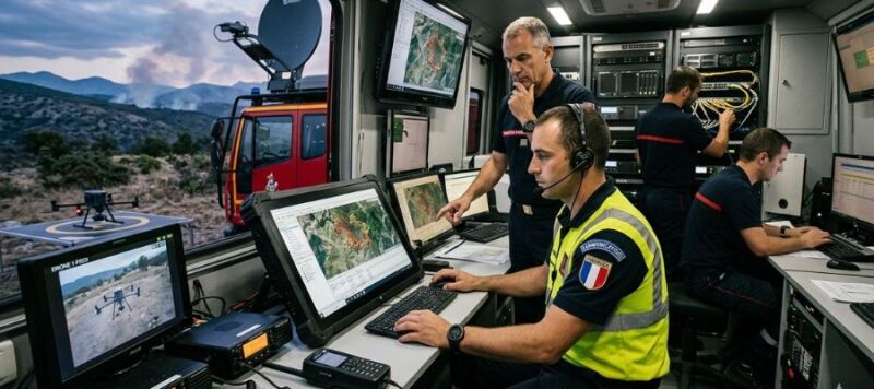 pompier logistique et appui technique